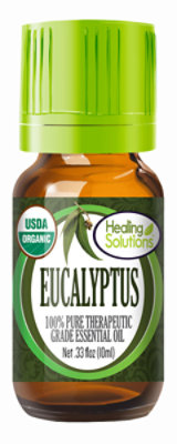 Healing Solutions Eucalyptus Essential Oil - .33 Fl. Oz.