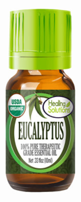 Healing Solutions Eucalyptus Essential Oil - .33 Fl. Oz. - Image 1