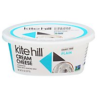 Kite Hill Spread Cream Cheese Style Almond Milk Plain Tub - 8 Oz - Image 3