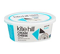 Kite Hill Spread Cream Cheese Style Almond Milk Plain Tub - 8 Oz