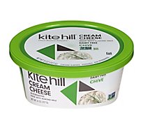 Kite Hill Spread Cream Cheese Style Almond Milk Chive Tub - 8 Oz
