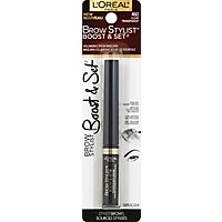 LOreal Brow Stylist Boost & Set Brow Mascara Clear Transparent 460 Pack - 0.1 Fl. Oz. - Image 2
