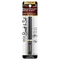LOreal Brow Stylist Boost & Set Brow Mascara Clear Transparent 460 Pack - 0.1 Fl. Oz. - Image 1