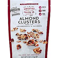 Creative Snacks Almond Clusters With Cranberry & Cashews Pouch - 4 Oz - Image 1