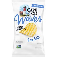 Cape Cod Sea Salt Kettle Cooked Potato Chips Waves Bag - 7.5 Oz - Image 2