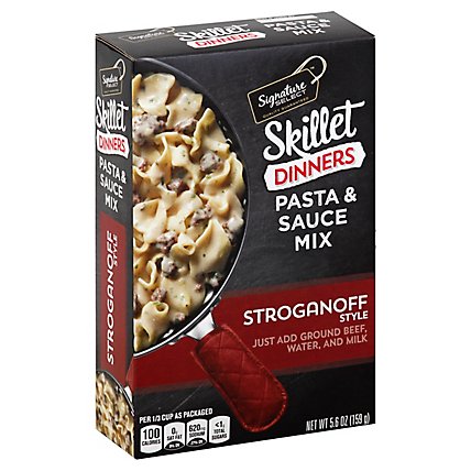 Signature SELECT Skillet Dinners Pasta & Sauce Mix Stroganoff Style - 5.6 Oz - Image 1