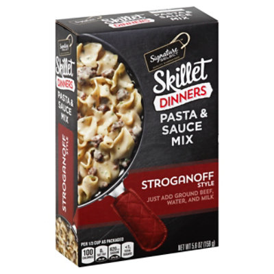Signature SELECT Skillet Dinners Stroganoff Style Pasta And Sauce Mix - 5.6 Oz - Image 1
