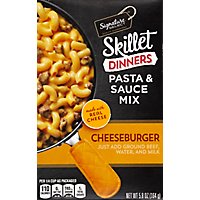 Signature SELECT Skillet Dinners Pasta & Sauce Mix Cheeseburger - 5.8 Oz - Image 2