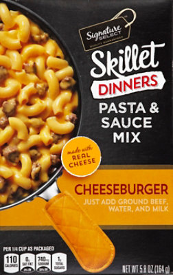 Signature SELECT Skillet Dinners Cheeseburger Pasta And Sauce Mix - 5.8 Oz - Image 2