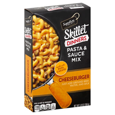 Signature SELECT Skillet Dinners Pasta & Sauce Mix Cheeseburger - 5.8 Oz