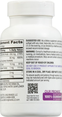 Signature Select/Care Lutein & Zeaxanthin With Vitamin & Minerals Dietary Supplement Softgel - 120 Count - Image 4
