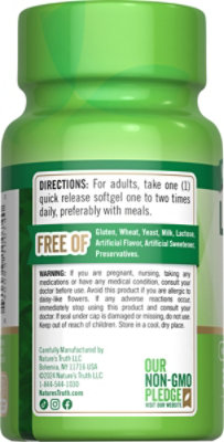 Nature's Truth Lutein 20 mg Plus Zeaxanthin and Bilberry - 39 Count - Image 3