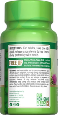 Nature's Truth Milk Thistle Seed Extract 1000 mg - 100 Count - Image 3