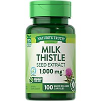 Nature's Truth Milk Thistle Seed Extract 1000 mg - 100 Count