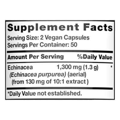 Nature's Truth Echinacea 1300 mg - 100 Count - Image 3