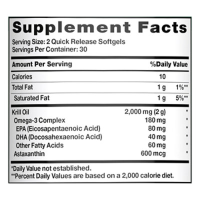 Nature's Truth Krill Oil 2000 mg - 60 Count - Image 4