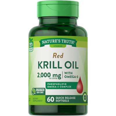 Nature's Truth Krill Oil 2000 mg - 60 Count - Image 1