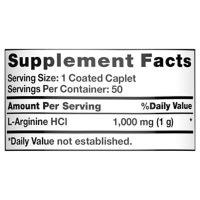 Nature's Truth L Arginine 1000 mg - 50 Count - Image 4