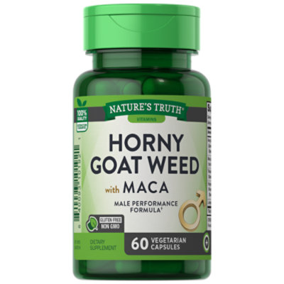  Natures Truth Horny Goat Weed With MACA Capsules - 60 Count 