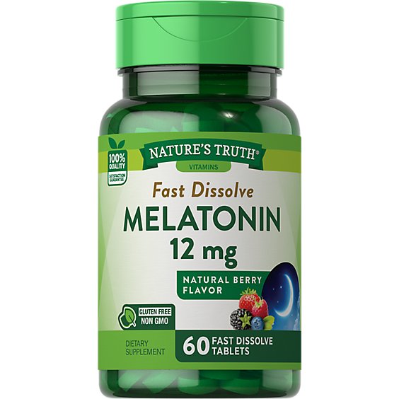 Nature's Truth Melatonin 12 mg - 60 Count