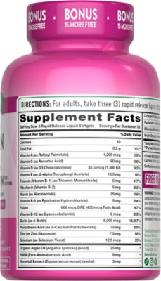 Nature's Truth Superior Strength Hair Skin and Nails with 5000 mcg Biotin - 165 Count - Image 2