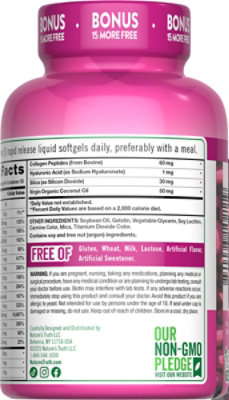 Nature's Truth Superior Strength Hair Skin and Nails with 5000 mcg Biotin - 165 Count - Image 3