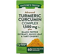 Nature's Truth Turmeric Curcumin Advanced Complex 1500 mg - 60 Count