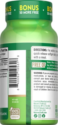 Nature's Truth Vitamin D3 25 mcg - 250 Count - Image 6