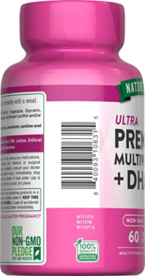 Nature's Truth Ultra Prenatal Vitamins and Minerals Plus DHA - 60 Count - Image 6