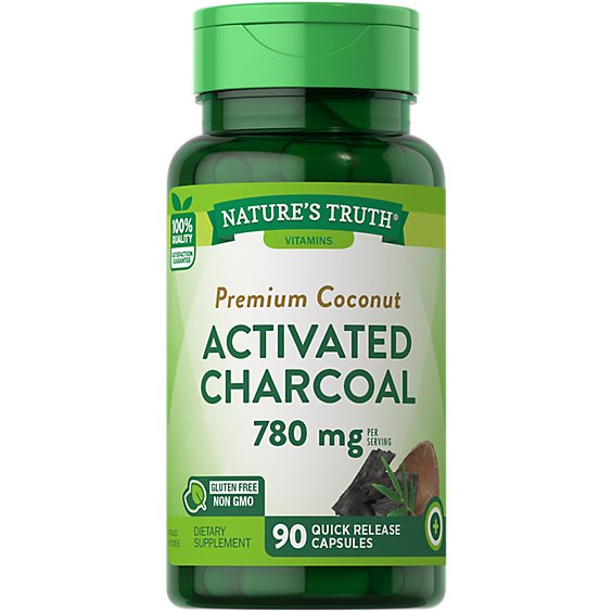 Nature's Truth Activated Charcoal 780 mg - 90 Count
