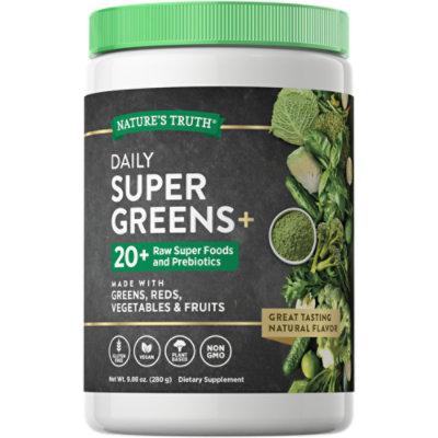 Natures Truth Daily Super Greens Powder - 9.88 Oz - Jewel-Osco