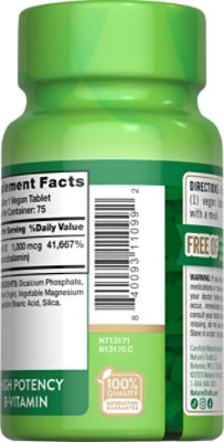 Nature's Truth Timed Release Vitamin B12 1000 mcg - 75 Count - Image 6
