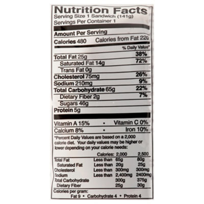 Creamwich Sandwich Ice Crm Original - 5.04 Oz - Image 2