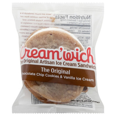 Creamwich Sandwich Ice Crm Original - 5.04 Oz