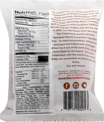 Creamwich Sandwich Ice Crm Milk Dip - 5.54 Oz - Image 5