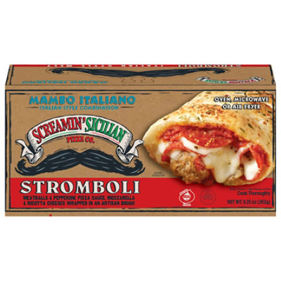 Screamin Sicilian Pizza Stromboli Mambo Italiano Meatballs & Pepperoni Box Frozen - 9.25 Oz - Image 3