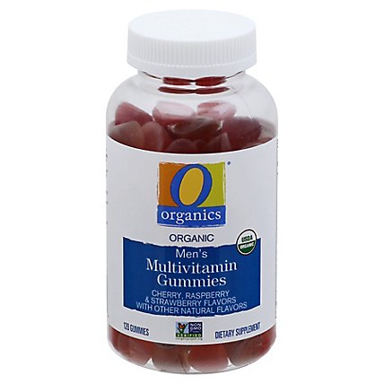 O Organics Gummy Multivitamin Men Dietary Supplement - 120 Count - Image 3