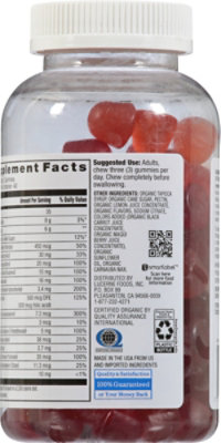 O Organics Gummy Multivitamin Men Dietary Supplement - 120 Count - Image 4