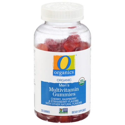 O Organics Gummy Multivitamin Men Dietary Supplement - 120 Count - Image 1