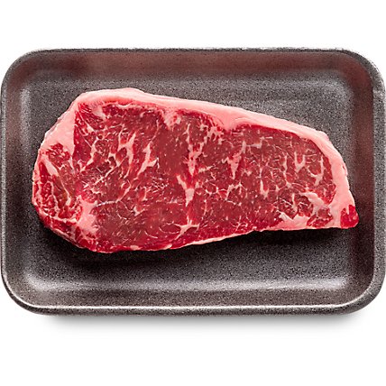 Snake River Farms Beef American Wagyu Steak New York Strip Boneless - 0.75 LB - Image 1