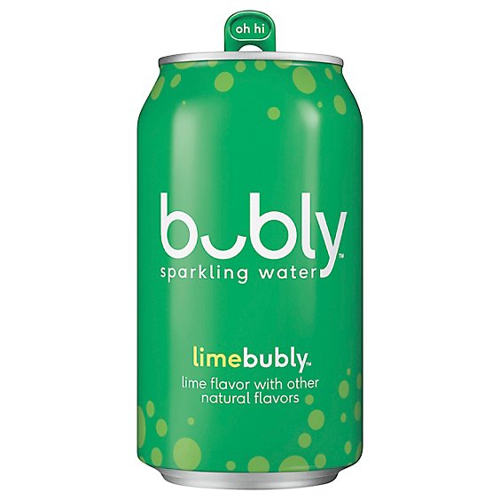 bubly Sparkling Water Lime Cans - 12 Fl. Oz.