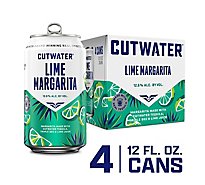 Cutwater Spirits Ready To Drink Tequila Lime Margarita Cans - 4-12 Fl. Oz.