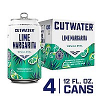 Cutwater Spirits Lime Margarita Cocktails Pack - 4-12 Fl. Oz. - Image 1