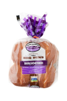 Brioche Cluster Hamburger Bun 4 Inch - Each