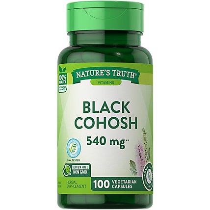 Nature's Truth Black Cohosh 540 mg - 100 Count - Image 1