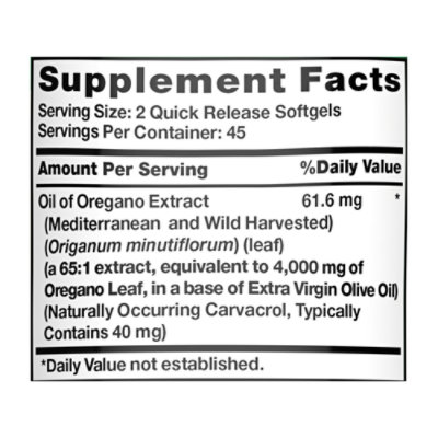 Nature's Truth Oil of Oregano 3000 mg - 90 Count - Image 4