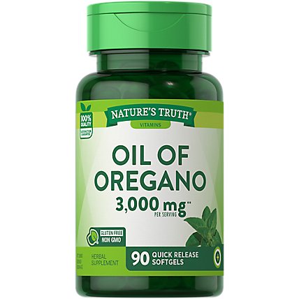 Nature's Truth Oil of Oregano 3000 mg - 90 Count - Image 1