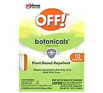 OFF! Botanicals Insect Repellent Towelettes (10 ct)