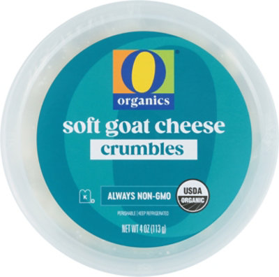 O Organics Cheese Soft Goat Crumbled - 4 Oz - Image 1