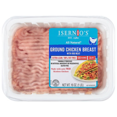 Isernio's Ground Chicken Breast - 16 Oz - Image 2